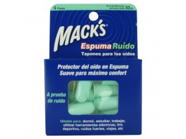 Imagen del producto Mack´s tapones espuma ruido 5 par