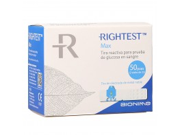 Imagen del producto Rightest Max tiras reactivas glucosa 50u